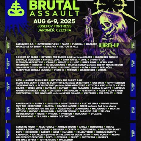 Brutal Assault Festival Lineup Near Completion